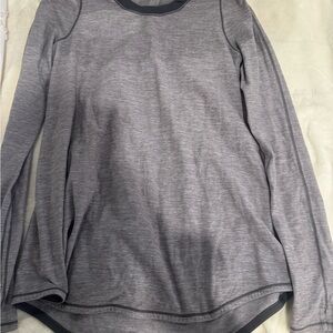 lululemon athletica Gray Long Sleeve Top